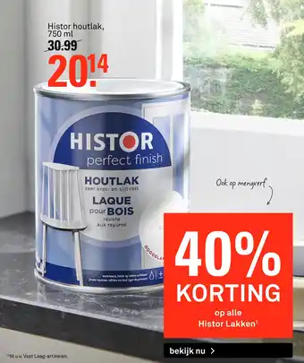 Karwei Histor houtlak istor aanbieding