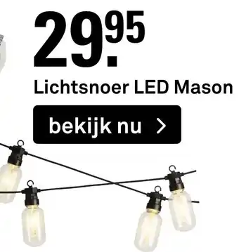 Karwei Lichtsnoer LED Mason aanbieding