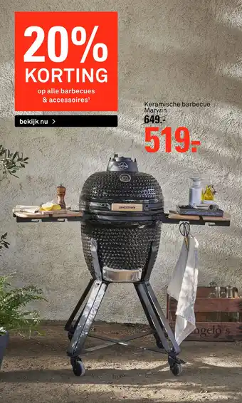 Karwei Keramische barbecue Marwin aanbieding