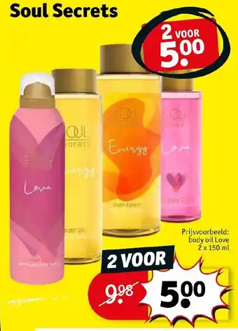 Kruidvat Soul Secrets aanbieding