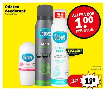 Kruidvat Odorex deodorant 150ml aanbieding