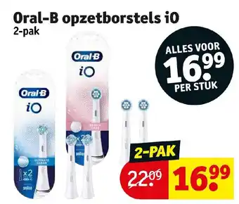 Kruidvat Oral-B opzetborstels iO 2-pak aanbieding