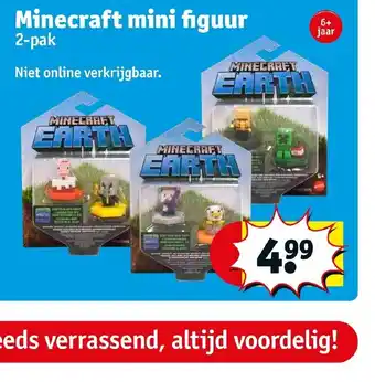 Kruidvat Minecraft mini figuur 2-pak aanbieding