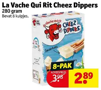 Kruidvat La Vache Qui Rit Cheez Dippers 280g aanbieding