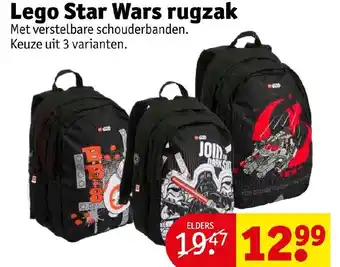 Kruidvat Lego Star Wars rugzak aanbieding