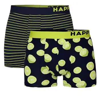 Underwear District Happy shorts happy shorts 2-pack boxershorts heren citroenen aanbieding