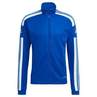 Voetbalshop.nl Adidas adidas squadra 21 trainingsjack blauw wit aanbieding