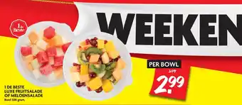 Dekamarkt 1 de Beste luxe fruitsalade of meloensalade 500 gr aanbieding