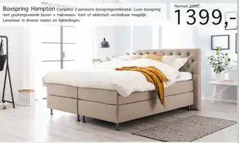 Woonsquare Boxspring Hampton aanbieding