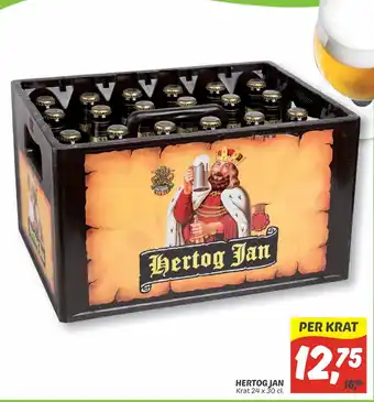 Dekamarkt Hertog Jan krat 24x30 cl aanbieding