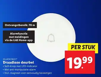 Lidl SILVERCREST* Draadloze deurbel aanbieding