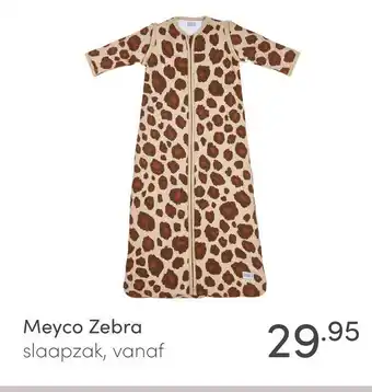 Baby & Tiener Meyco Zebra aanbieding