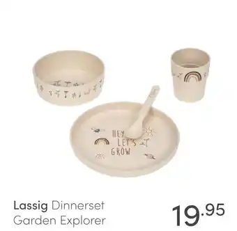 Baby & Tiener Lassig Dinnerset Garden Explorer aanbieding