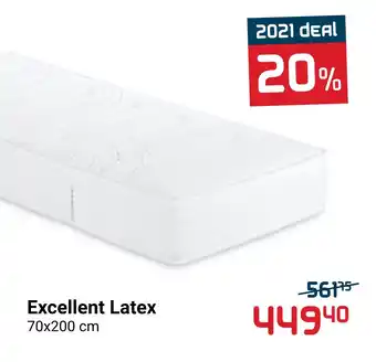 Beddenreus Excellent Latex aanbieding