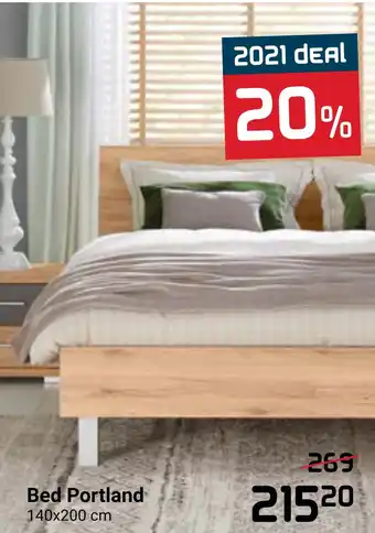 Beddenreus Bed Portland aanbieding