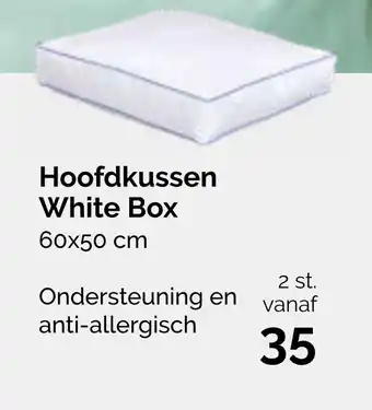 Beter Bed Hoofdkussen White Box aanbieding