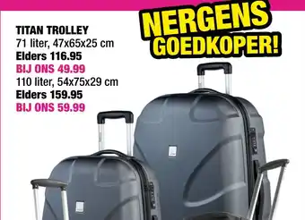 Big Bazar Titan Trolley aanbieding