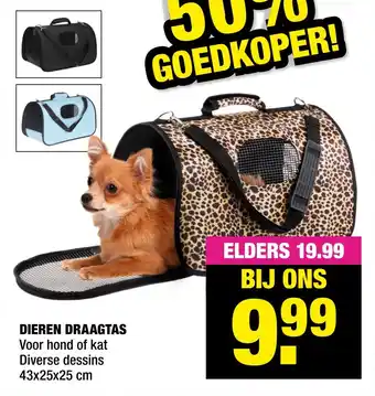 Big Bazar Dieren Draagtas aanbieding