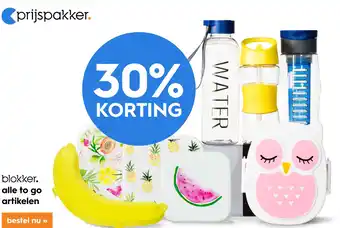 Blokker alle to go artikelen aanbieding