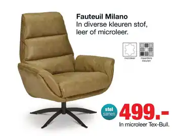 Budget Home Store Draaifauteuil Milano aanbieding