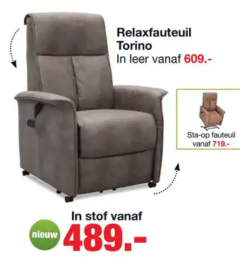 Budget Home Store Relaxfauteuil Torino aanbieding