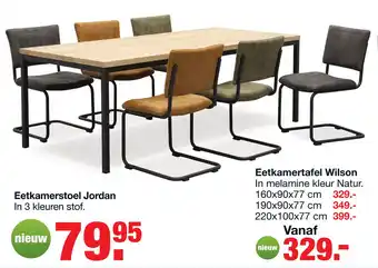 Budget Home Store Eetkamertafel Wilson aanbieding