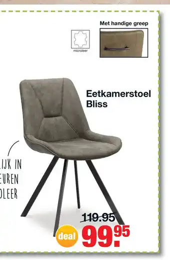 Budget Home Store Eetkamerstoel Bliss Moss aanbieding