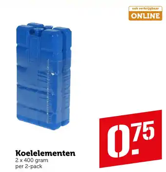 Coop Koelelementen aanbieding