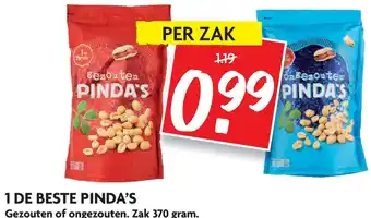 Dekamarkt 1 de beste pinda's aanbieding