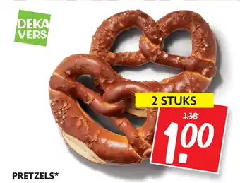 Dekamarkt Pretzels* aanbieding