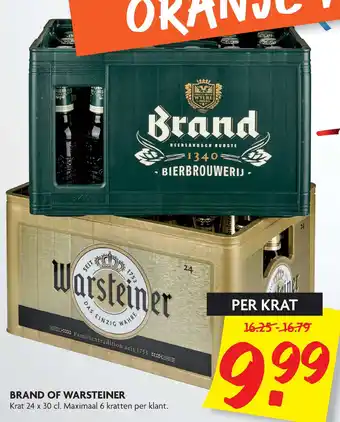 Dekamarkt Brand of warsteiner aanbieding