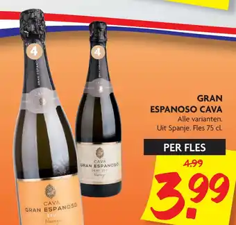 Dekamarkt Gran espanoso cava aanbieding