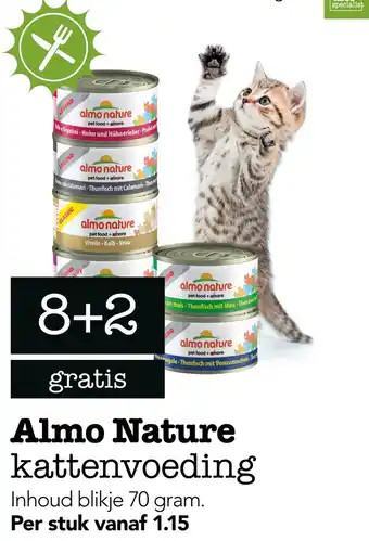 Dierspecialist Almo Nature kattenvoeding aanbieding