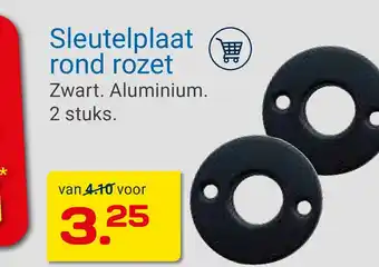 Kluswijs Sleutelplaat rond rozet aanbieding