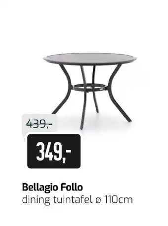 Kees Smit Bellagio Follo dining tuintafel aanbieding