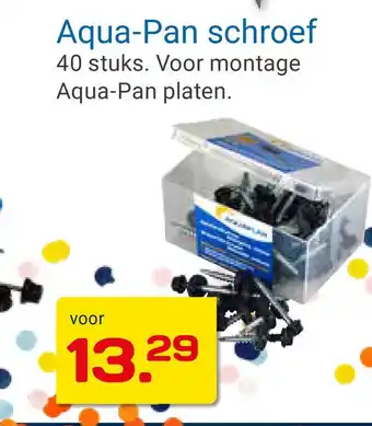 Kluswijs Aqua-Pan schroef aanbieding