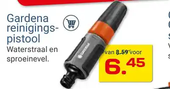 Kluswijs Gardena reinigings- pistool aanbieding