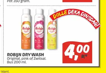 Dekamarkt Robijn Dry Wash Bus 200 ml aanbieding