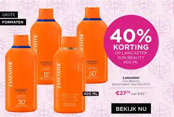 ICI Paris XL Lancaster Sun Beauty aanbieding