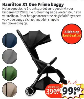 Kruidvat Hamilton X1 One Prime buggy aanbieding