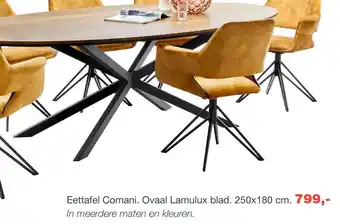 IN.HOUSE Eettafel Comani aanbieding