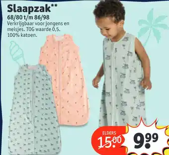 Kruidvat Slaapzak** aanbieding