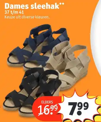 Kruidvat Dames sleehak" ** aanbieding