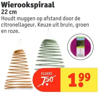 Kruidvat Wierookspiraal aanbieding