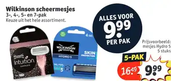 Kruidvat Wilkinson scheermesies aanbieding