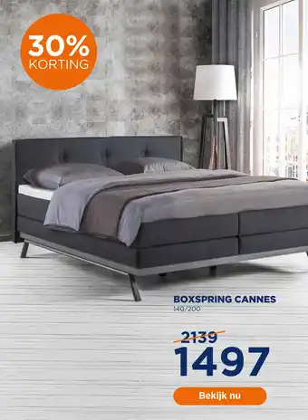 TotaalBED Boxspring Cannes aanbieding