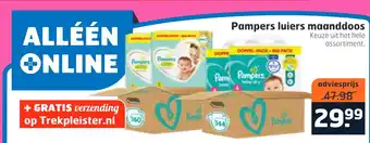 Trekpleister Pampers luiers maanddoos aanbieding