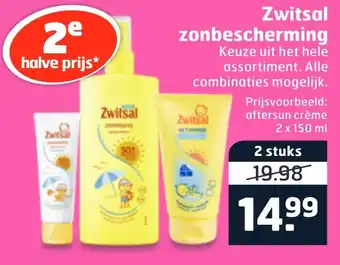 Trekpleister Zwitsal zonbescherming aanbieding