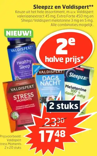 Trekpleister Sleepzz en Valdispert aanbieding