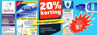 Trekpleister Alle oogdruppels aanbieding